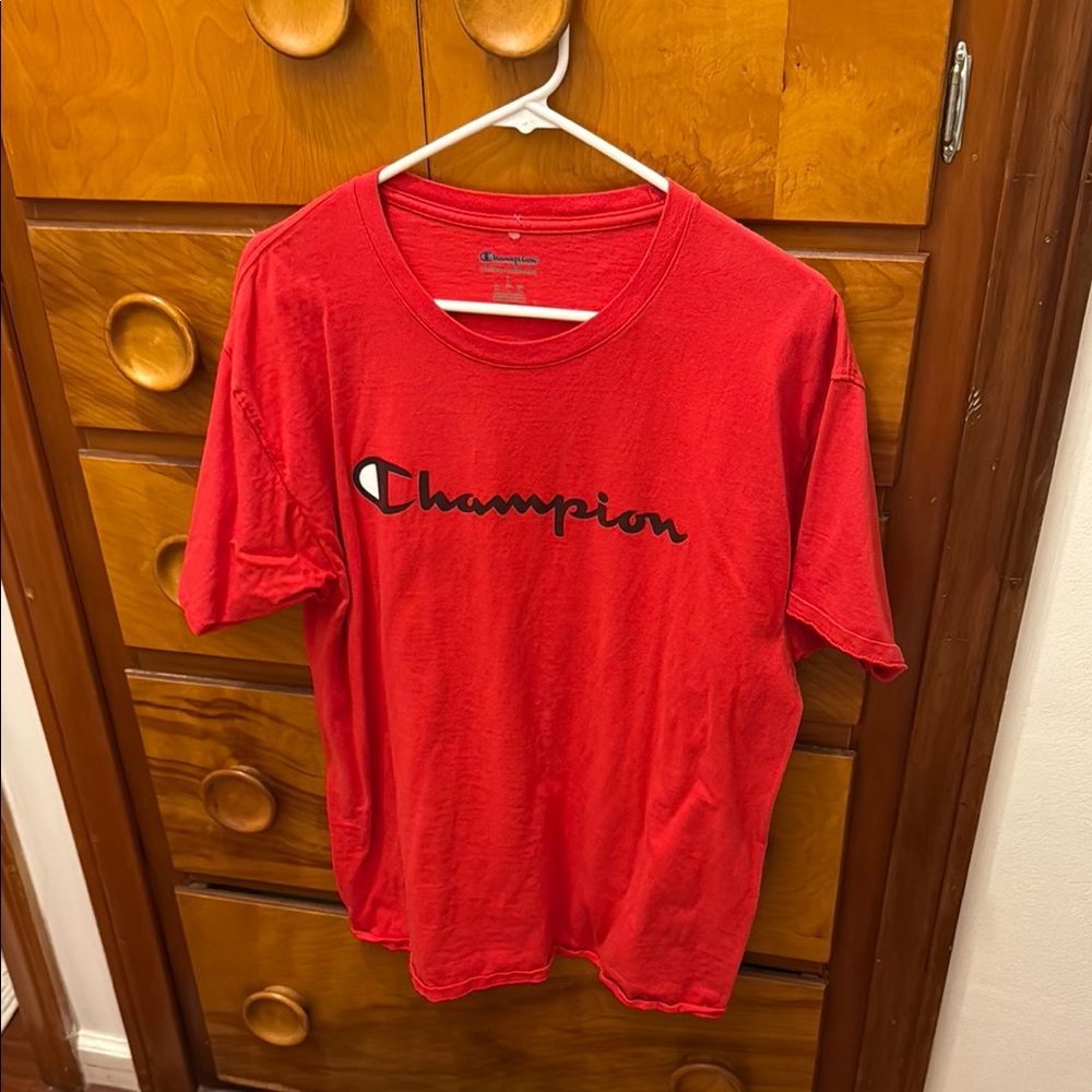 Champion Bold Red Tee